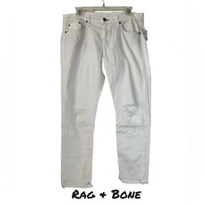 RAG & BONE Capri Dre White Size 32 Jeans BNWT